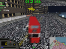1 poor Panoz GTR-1 got destroyed by a AEC Routemaster Double Decker bus!