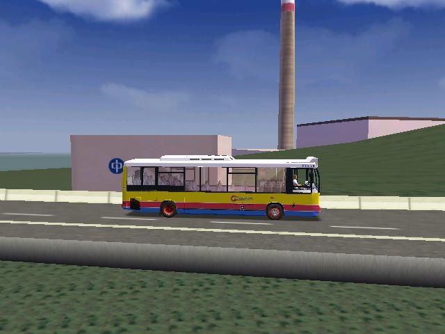 a China Light and Power power station in Hong Kong.bus on picture:Citybus 1488