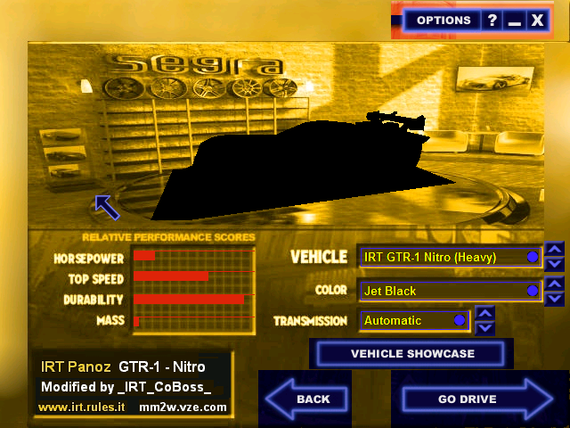So I opened the game to do random stuff, and then this appeared. when I tried this car, the game didn't crash, but the irt.corrupt was showing as a white shadow