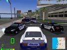 Cops chasing the fabulous 1989 Ford Escort RS Cosworth Group 5 race car