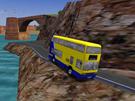 Their has been widespread panic today on the island of Archipelago as a Leyland Titan bus carrying 25 locals veered of a mountain road and is teetering on the edge of a crash barrier. No one on board is injured, however one lady is said to be in shock. Ba
