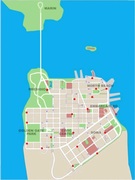 A map of the police locations in San Francisco.